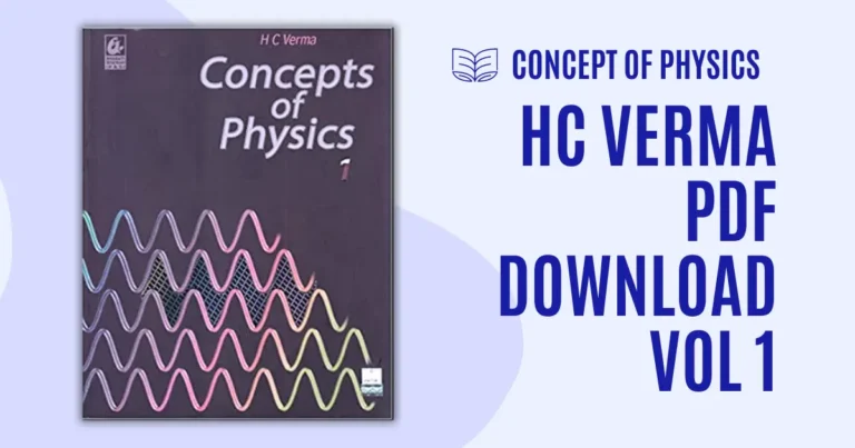 HC VERMA PHYSICS BOOK PDF DOWNLOAD