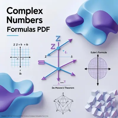 Complex Numbers Formulas PDF