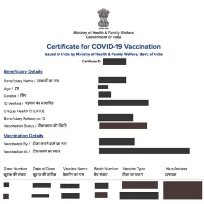 Covid Test Report image