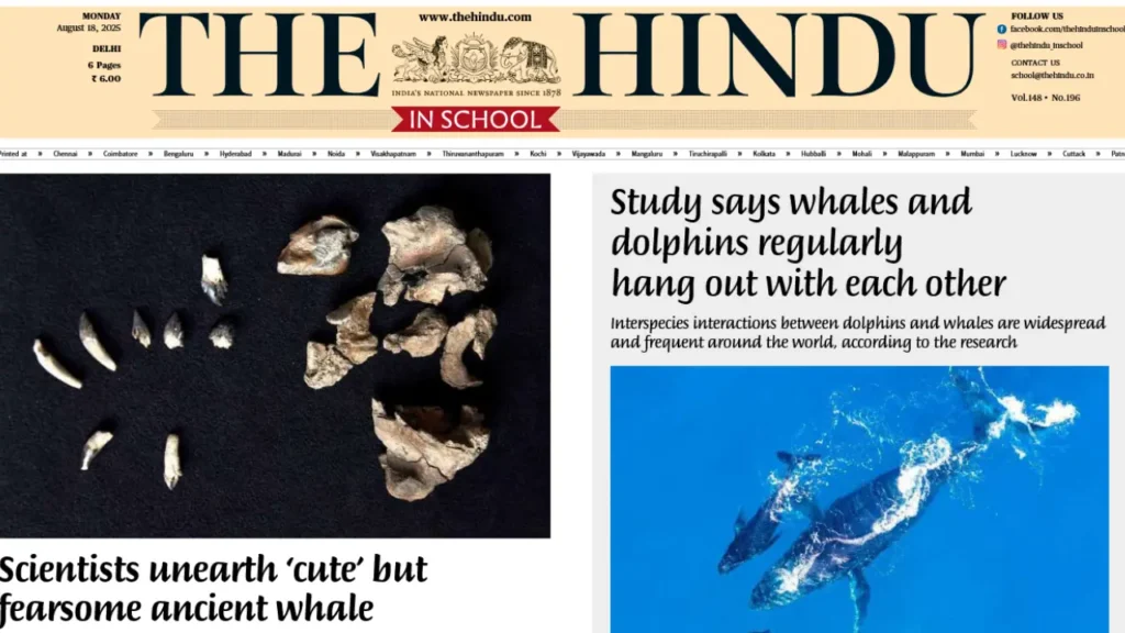 The Hindu in School epaper
